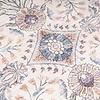 Rund Vintage Utomhusmatta - Santo Flora Vit - thumbnail 3