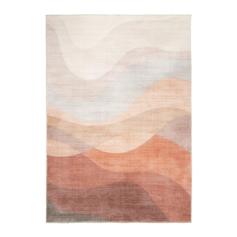 Modern Matta - Field Terrakotta/Röd - sfeer