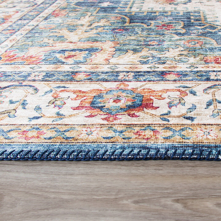 Matta I Vintagestil - Azara Ljusblå