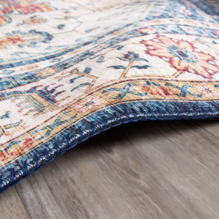 Matta I Vintagestil - Azara Ljusblå