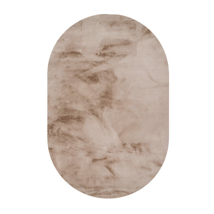 Oval Matta Med Hög Lugg - Comfy Supreme Taupe