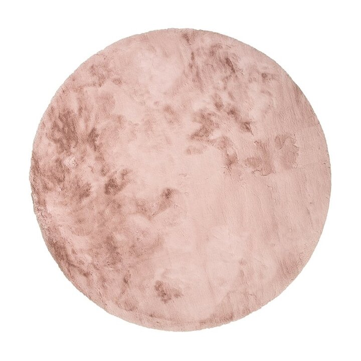Rund Matta Med Hög Lugg  - Comfy Supreme Rosa