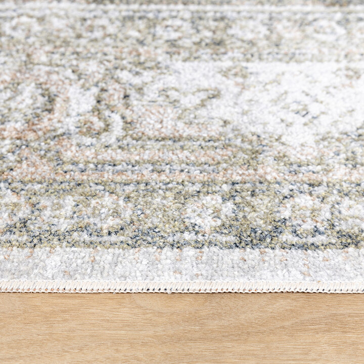 Tvättbar Matta - Nova Aztec Olivgrön