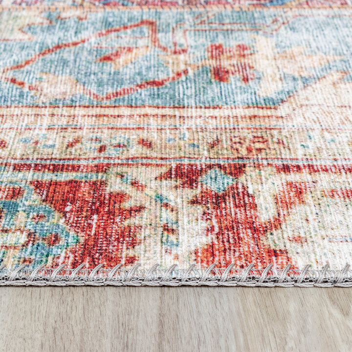 Lapptäckesmatta  - Azara Patchwork Röd