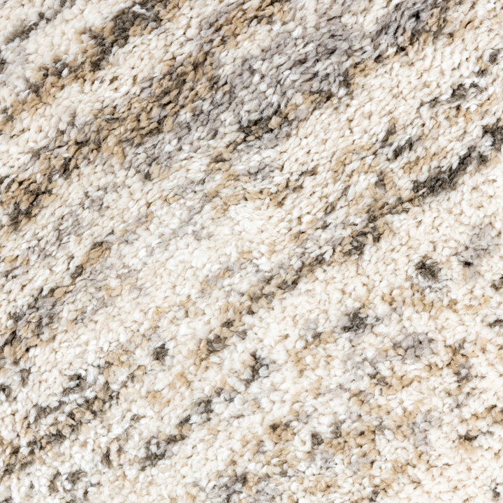 Matta Med Hög Lugg - Blend Gräddvit