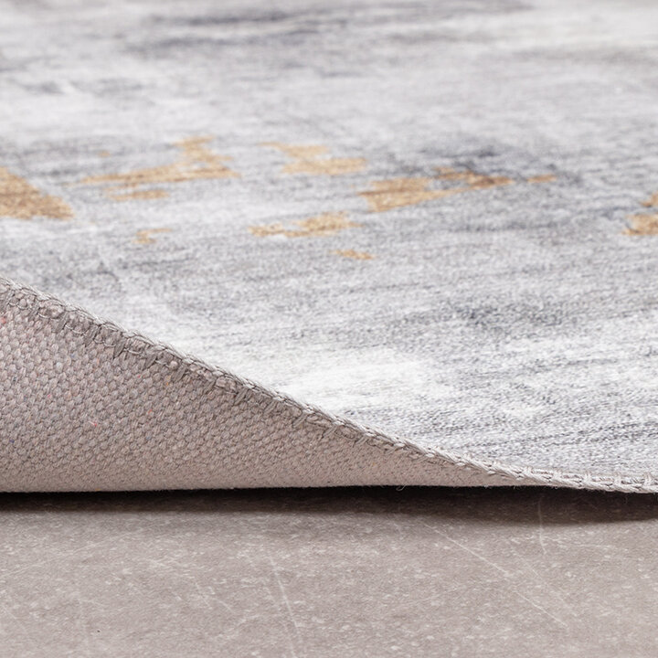 Modern Matta - Strong Grå/Gul