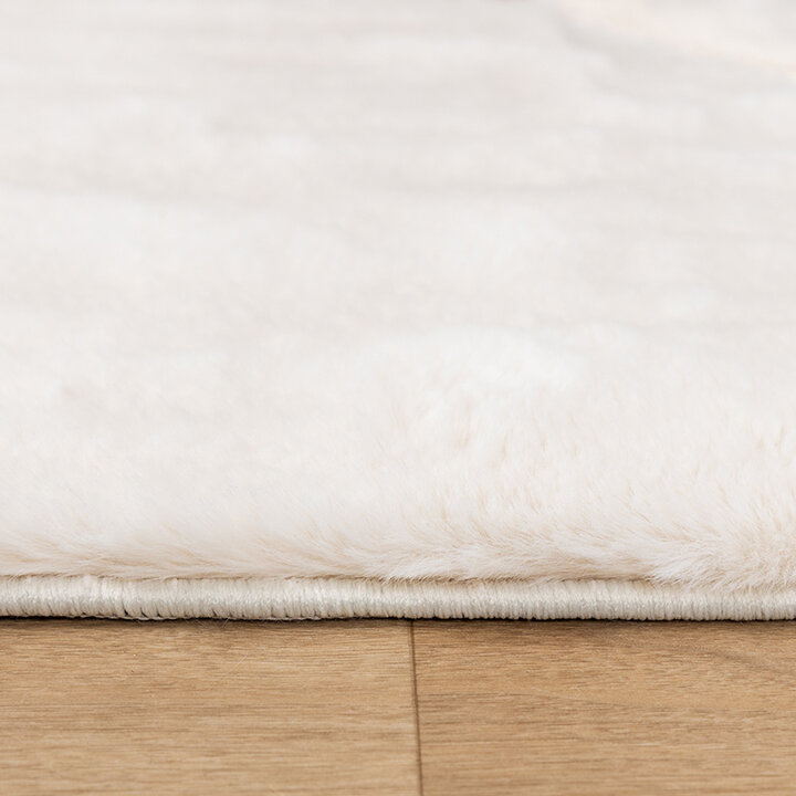 Mjuk Matta Med Hög Lugg - Carvy Curves Gräddvit