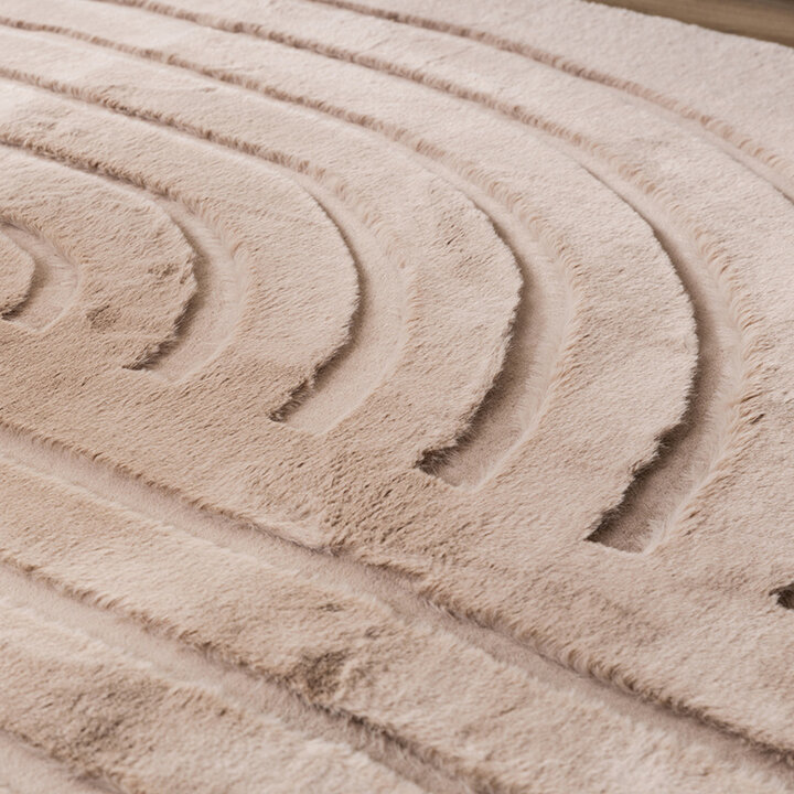 Mjuk Matta Med Hög Lugg - Carvy Curves Taupe