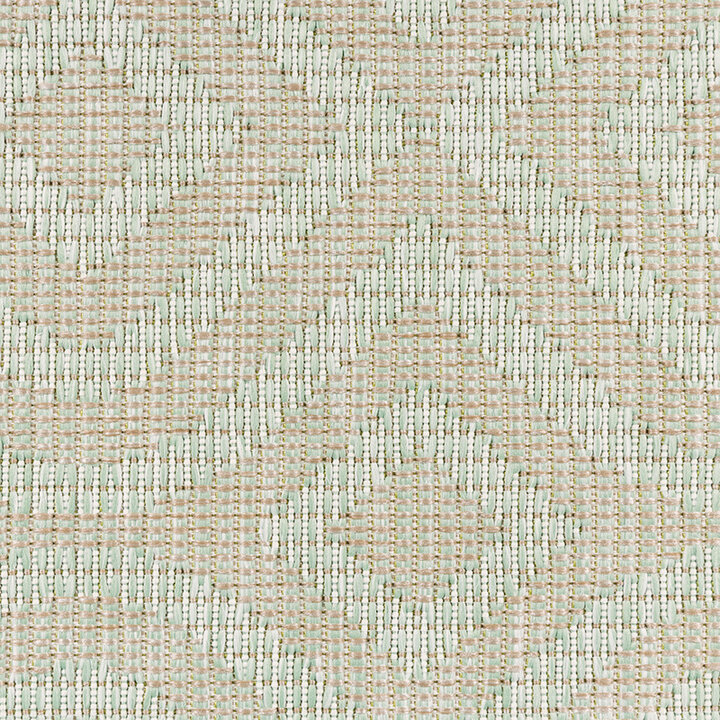 Fyrkantig Utomhusmatta - Summer Retro Mintgrön