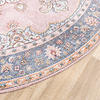 Rund Matta I Vintagestil - Lily Medaillon Rosa - thumbnail 5
