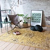 Matta I Vintagestil - Wonder Gul/Svart - thumbnail