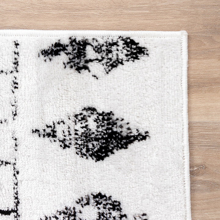 Skandinavisk Matta - Scandi Noak Svart/Vit