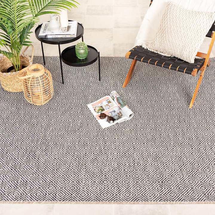 Utomhusmatta - Sommarkakel Grå