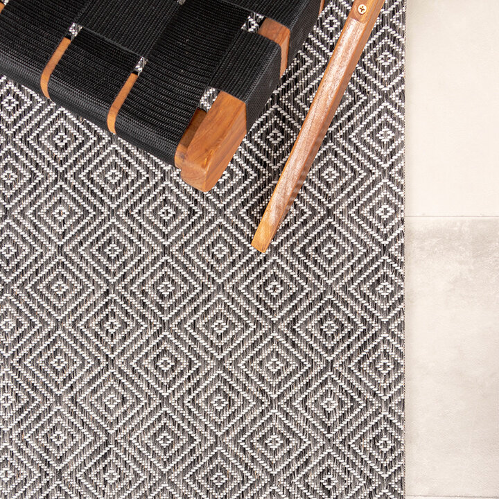 Utomhusmatta - Sommarkakel Grå