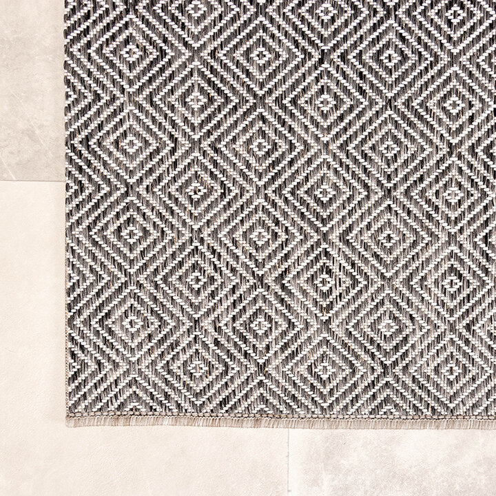 Utomhusmatta - Sommarkakel Grå