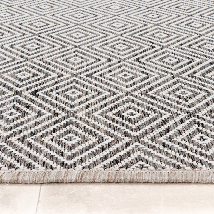 Utomhusmatta - Sommarkakel Grå