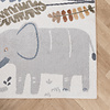 Tvättbar Barnmatta - Mace Animals Gräddvit - thumbnail 4