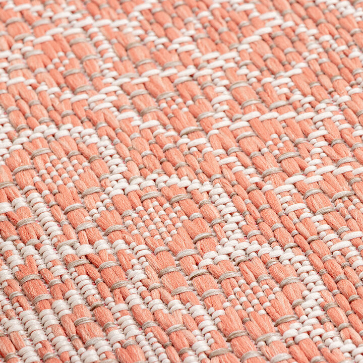 Rund Utomhusmatta - Summer Aztec Rosa