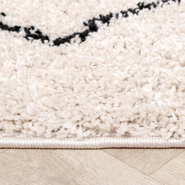 Matta Med Hög Lugg - Sensa Pair Gräddvit/Svart