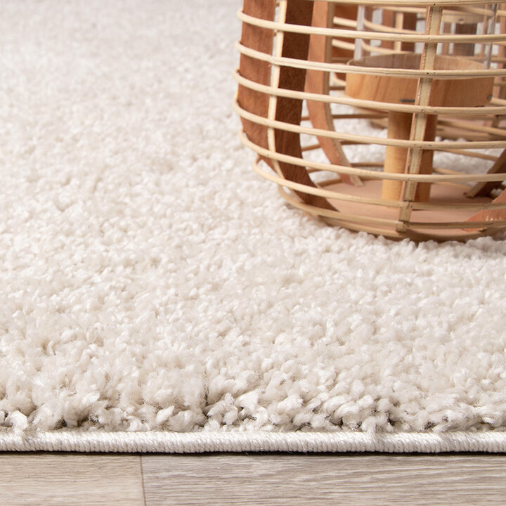 Matta Med Hög Lugg - Lofty Gräddvit/Vit