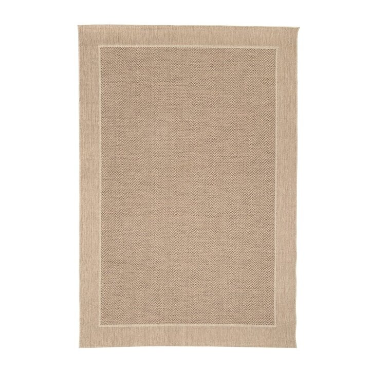 Utomhusmatta I Jute - Fora Edge Natur