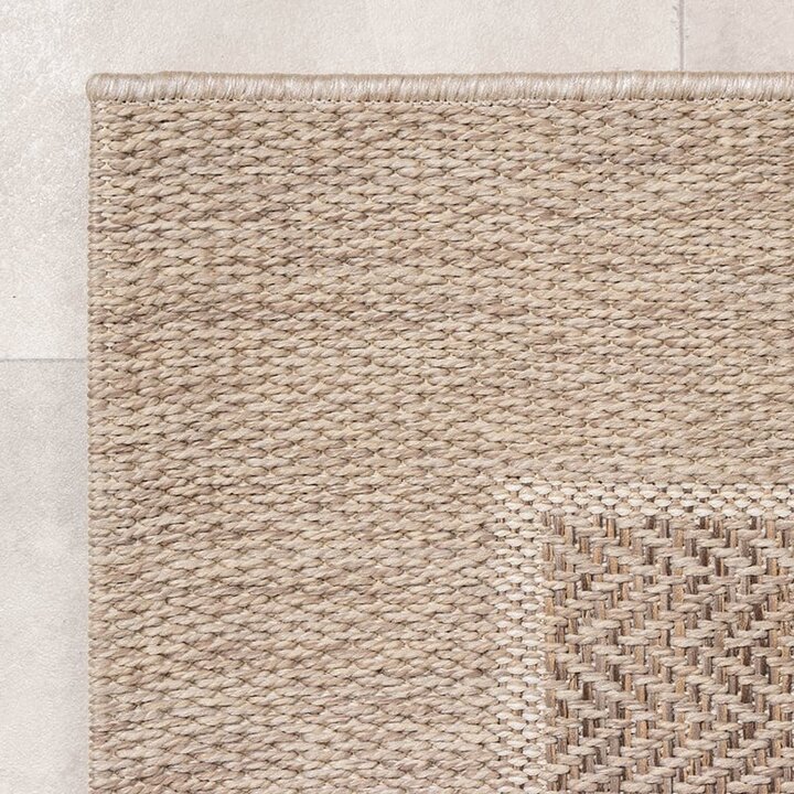 Utomhusmatta I Jute - Fora Edge Natur