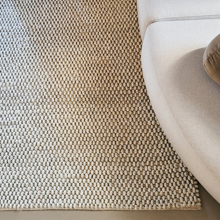 Ullmatta - Luminous Gräddvit/Melerad