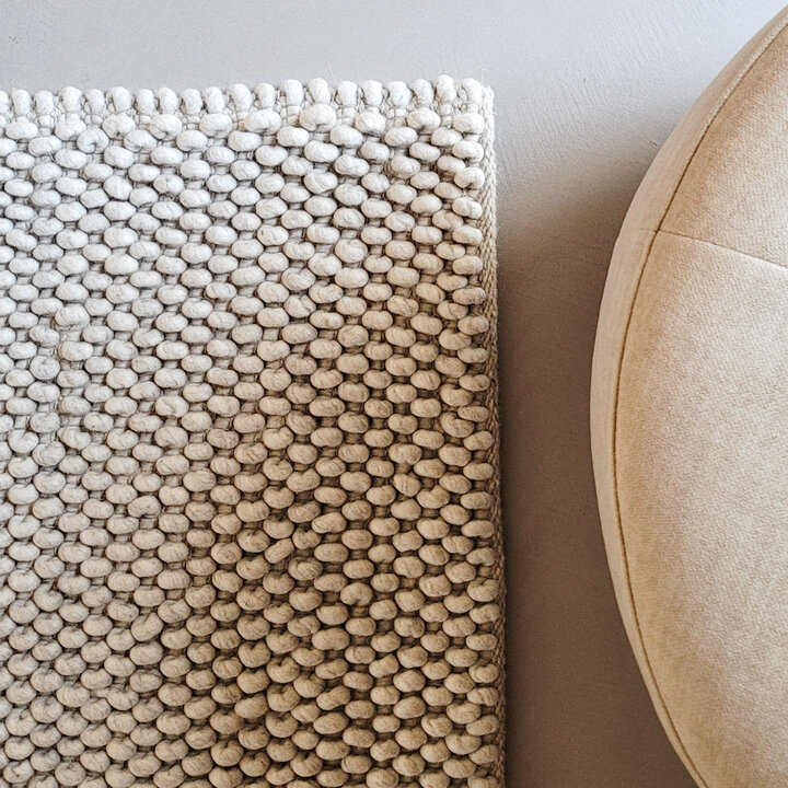 Ullmatta - Luminous Gräddvit/Melerad