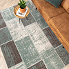 Lapptäckesmatta  - Spring Patchwork Grön/Grå - thumbnail 3