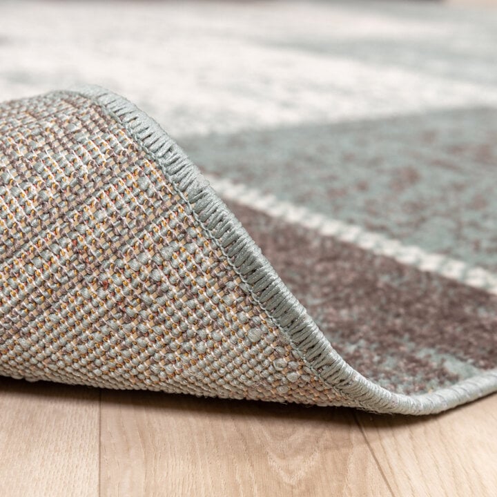 Lapptäckesmatta  - Spring Patchwork Grön/Grå