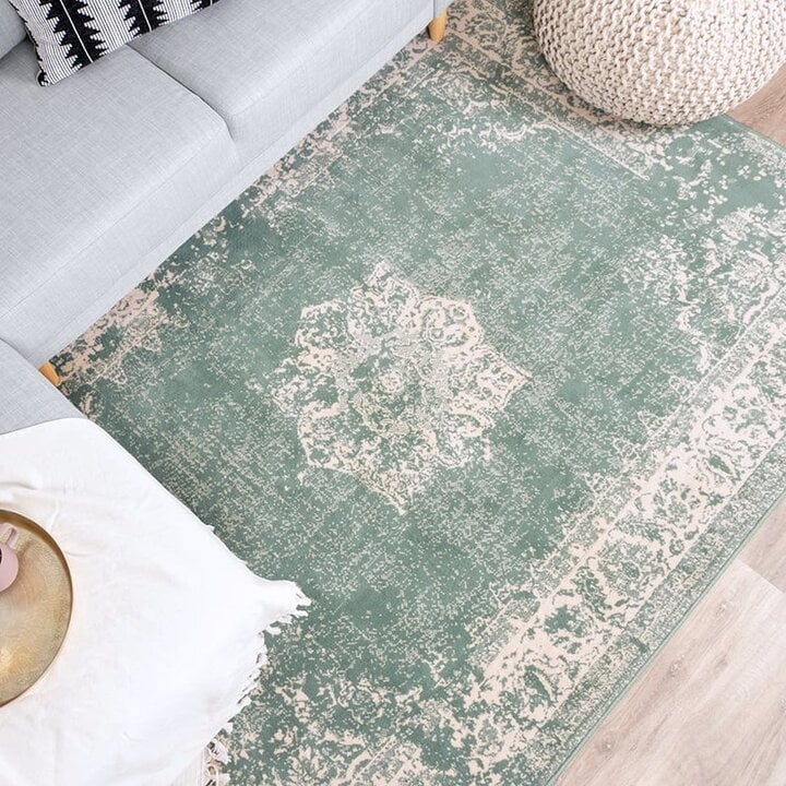 Matta I Vintagestil - Wonder Grön