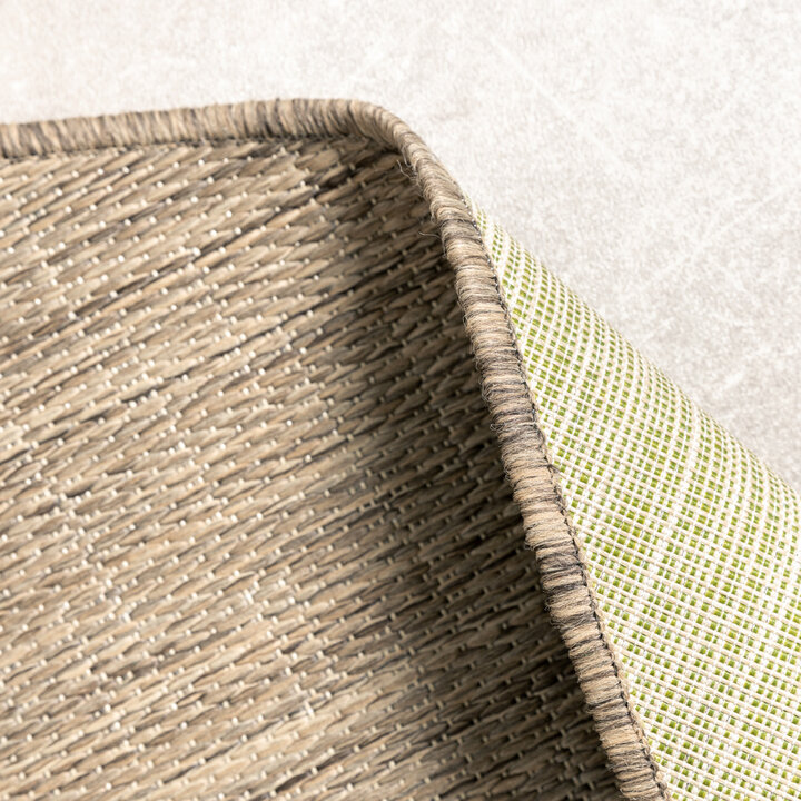 Rund Utomhusmatta - Malta Melerad Natur