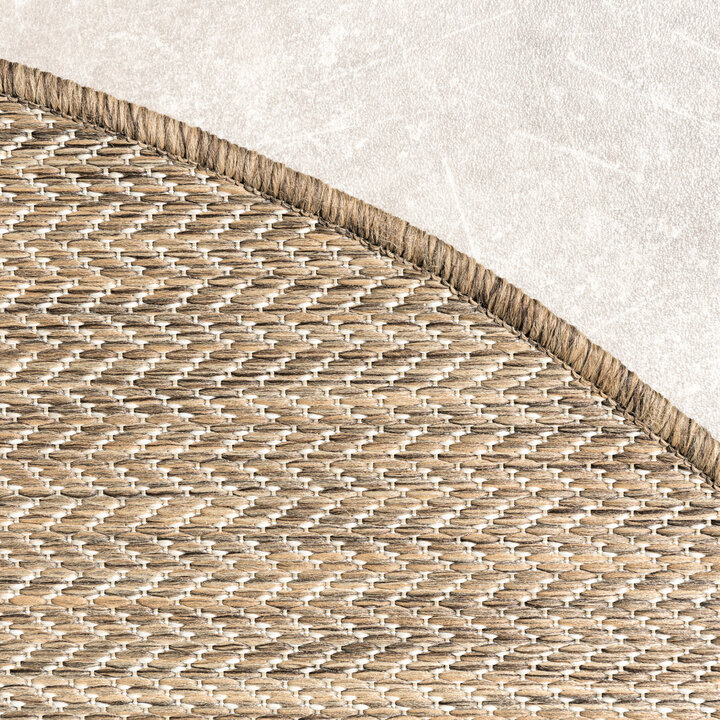 Rund Utomhusmatta - Malta Arrow Natur