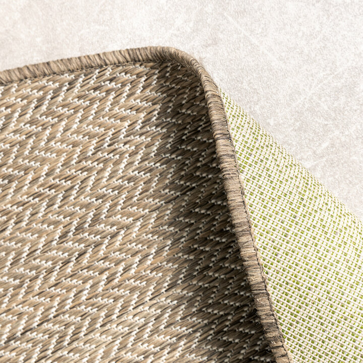 Rund Utomhusmatta - Malta Arrow Natur