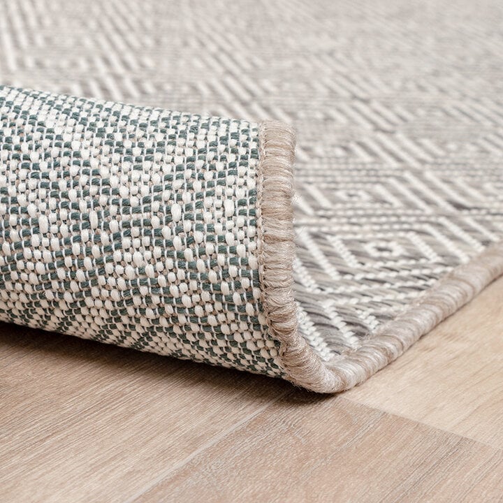 Utomhusmatta - Sommarkakel Ljusgrå