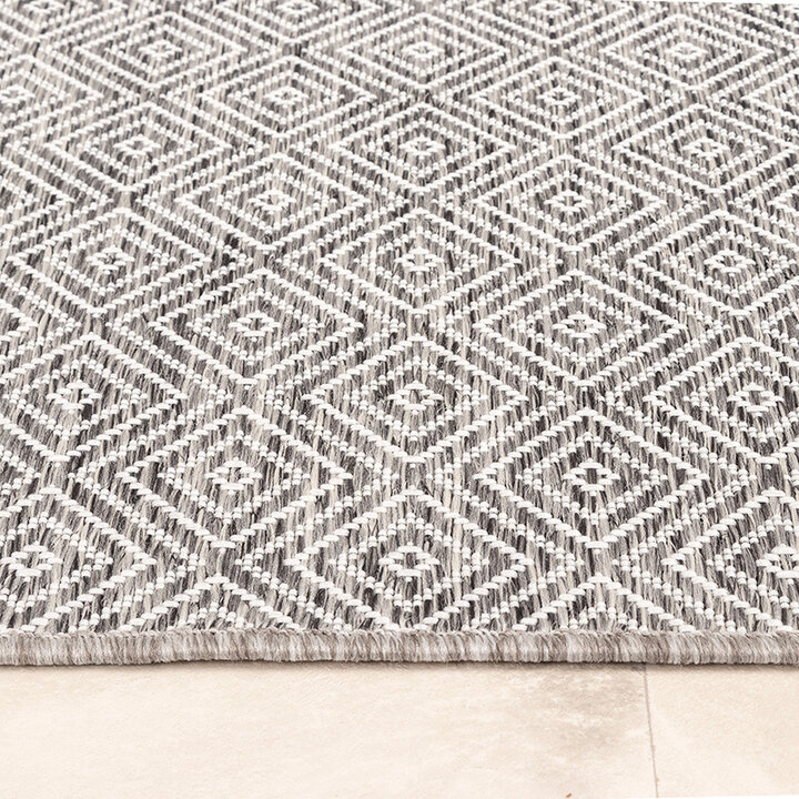 Utomhusmatta - Sommarkakel Ljusgrå