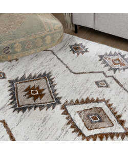 Matta Med Hög Lugg - Blend Aztec Terrakotta