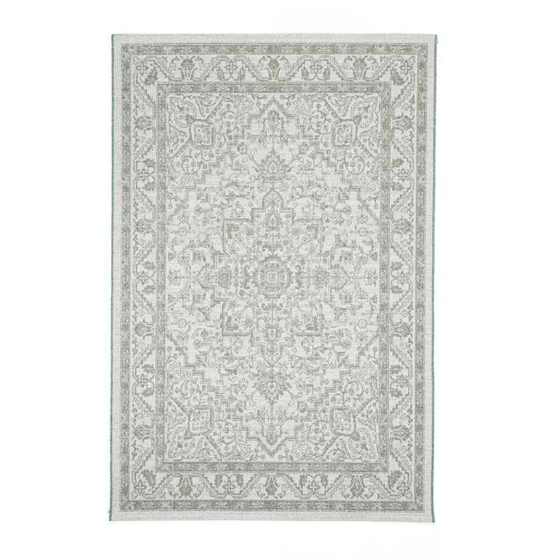 Vintage Utomhusmatta - Victoria Aztec Grön - sfeer