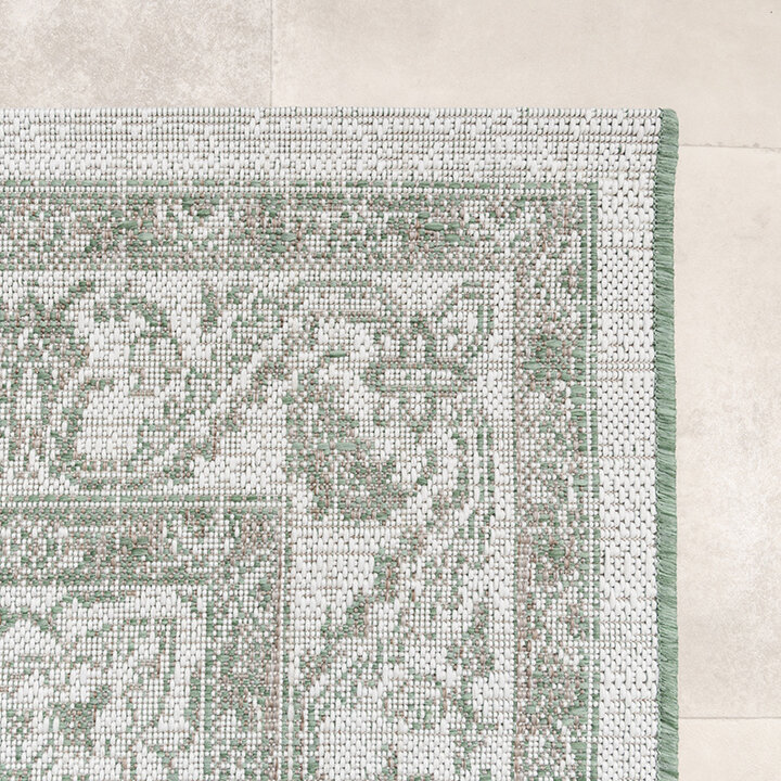 Vintage Utomhusmatta - Victoria Aztec Grön