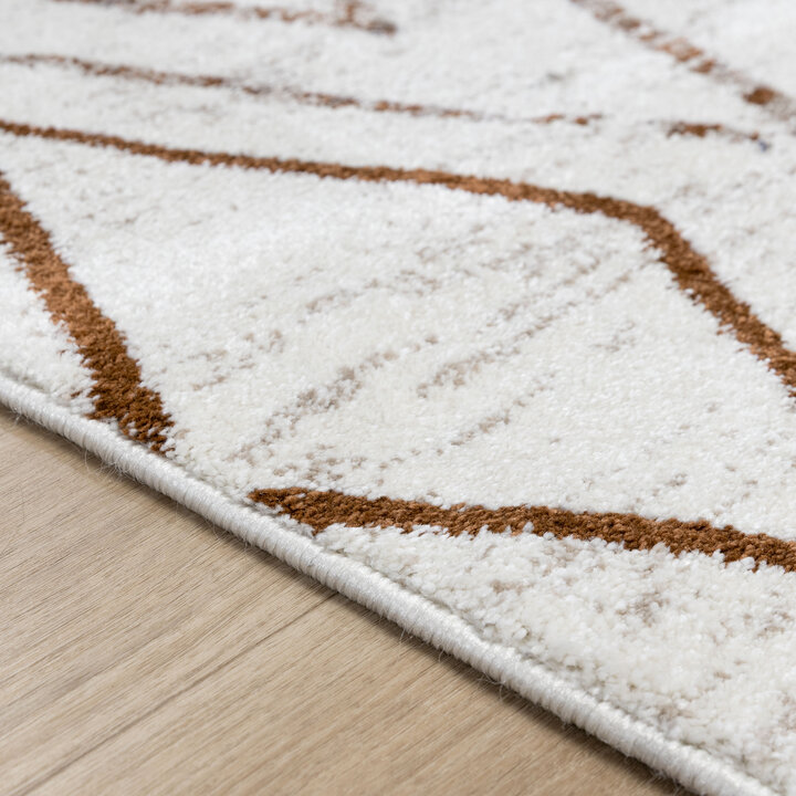 Matta Med Hög Lugg - Blend Diamond Terrakotta