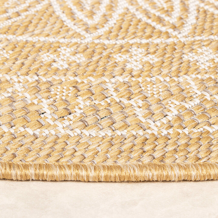 Rund Utomhusmatta - Summer Aztec Gul