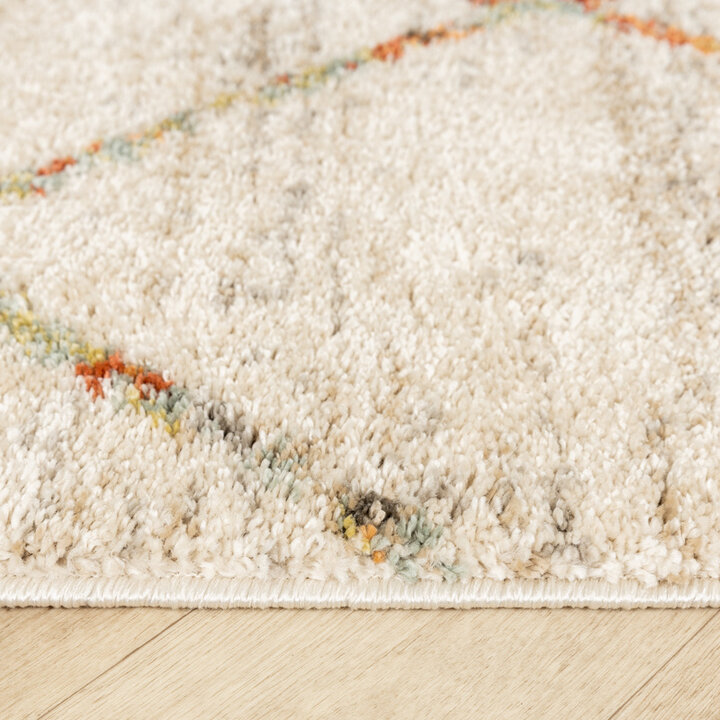 Matta Med Hög Lugg - Blend Lines Terrakotta