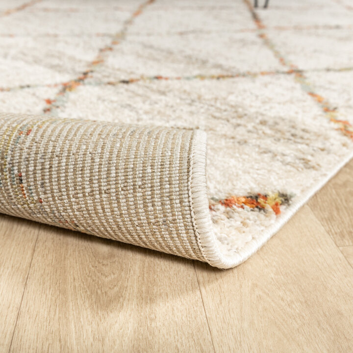 Matta Med Hög Lugg - Blend Lines Terrakotta