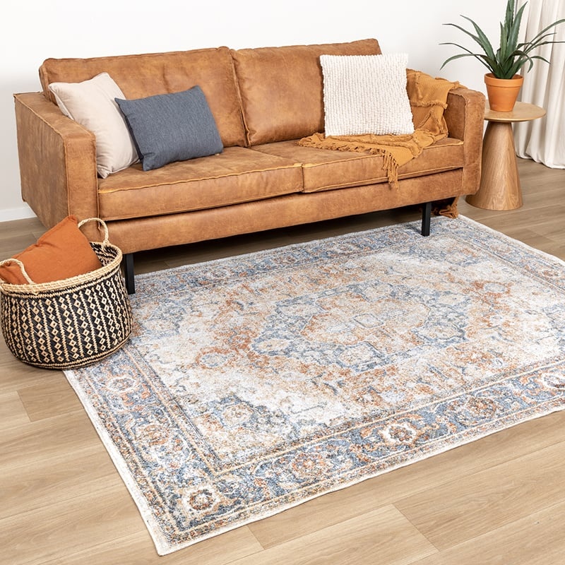 Tvättbar Matta - Nova Medaillon Rustik