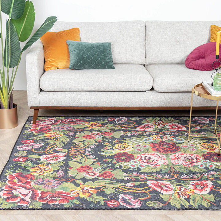 Matta - Estate Rozenkelim Grön