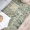 Matta I Vintagestil - Wonder Patchwork Grön/Svart - thumbnail 4