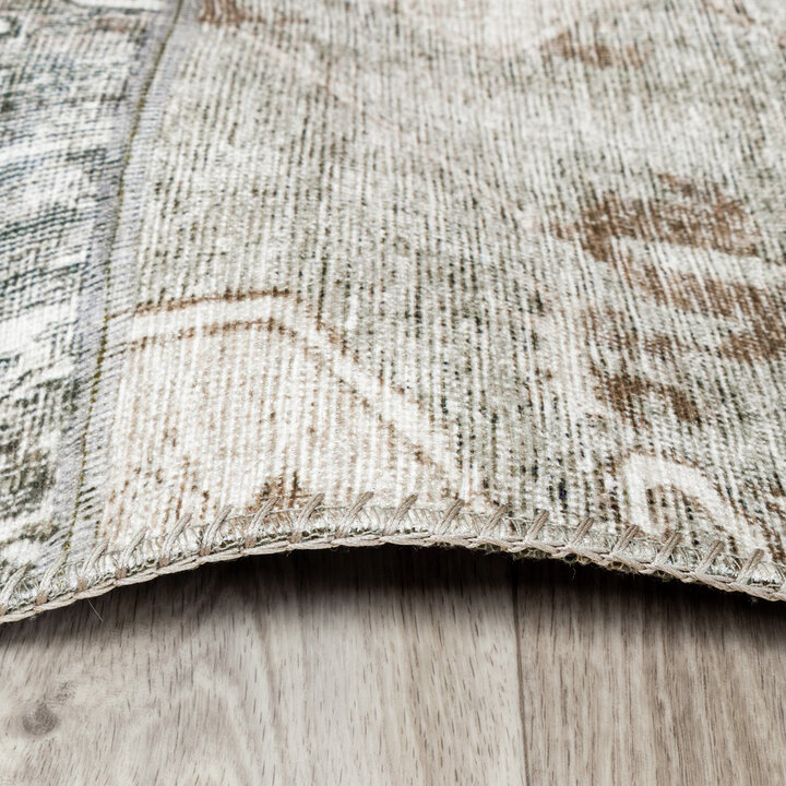 Lapptäckesmatta  - Lago Patchwork Grå