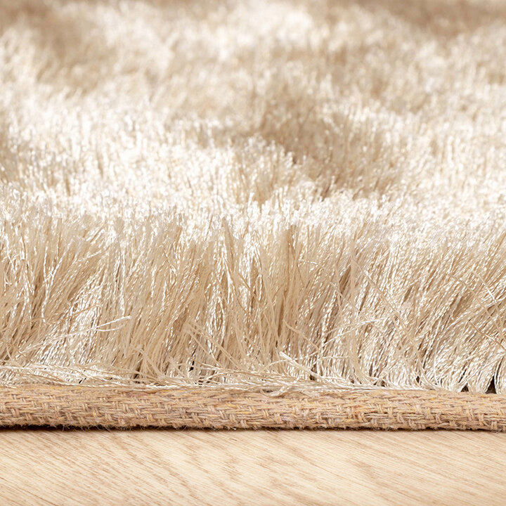 Matta Med Hög Lugg - Glorious Champagne/Gräddvit