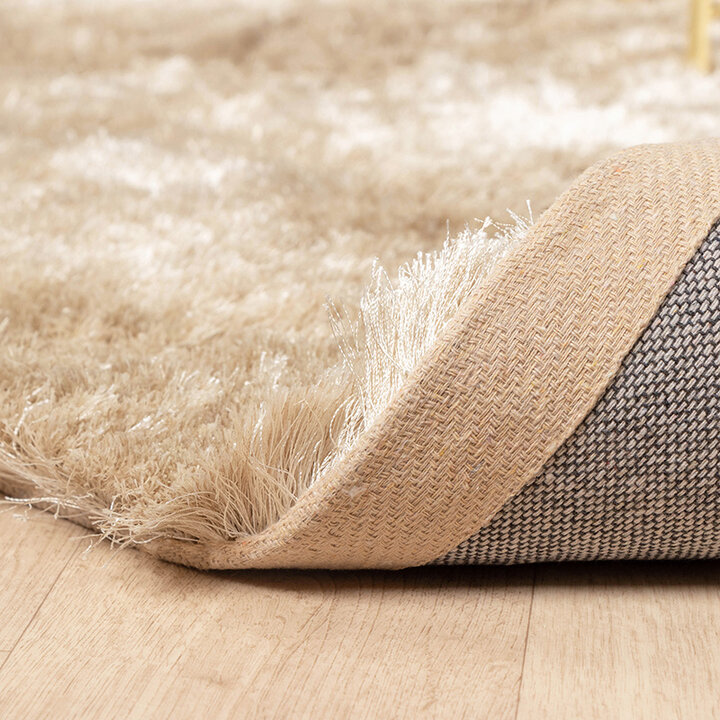 Matta Med Hög Lugg - Glorious Champagne/Gräddvit