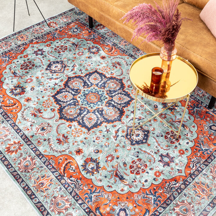 Matta I Vintagestil - Imagine Medaillon Grön